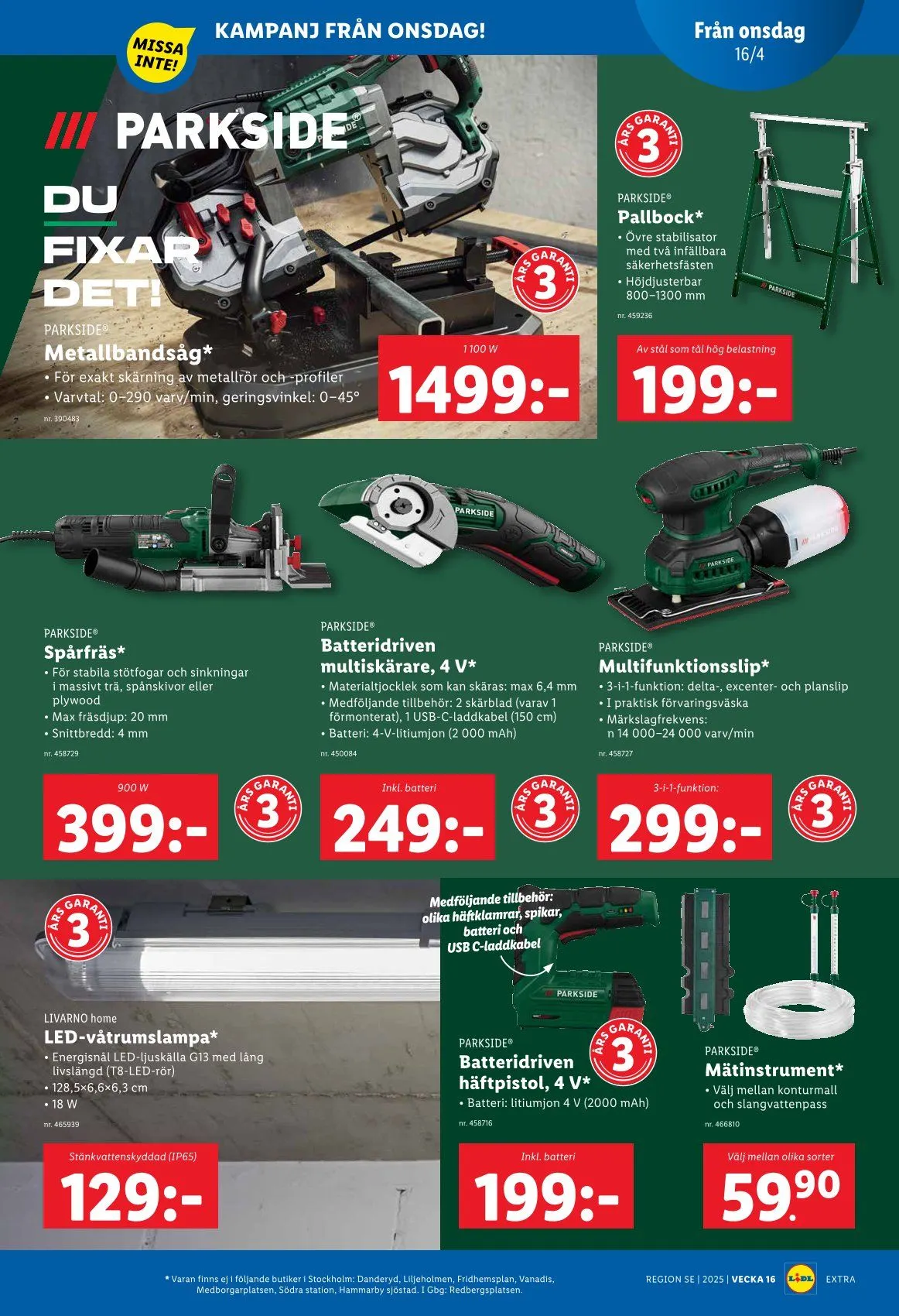 Lidl specialer bjudanden från 14 april till 30 april 2025 - Reklamblad sidor 23