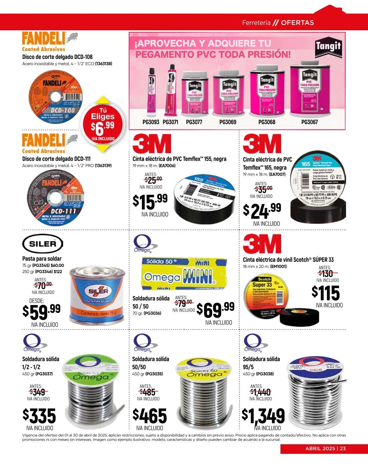 Catálogo de Catalogo 1 de abril al 30 de abril 2025 - Pagina 23