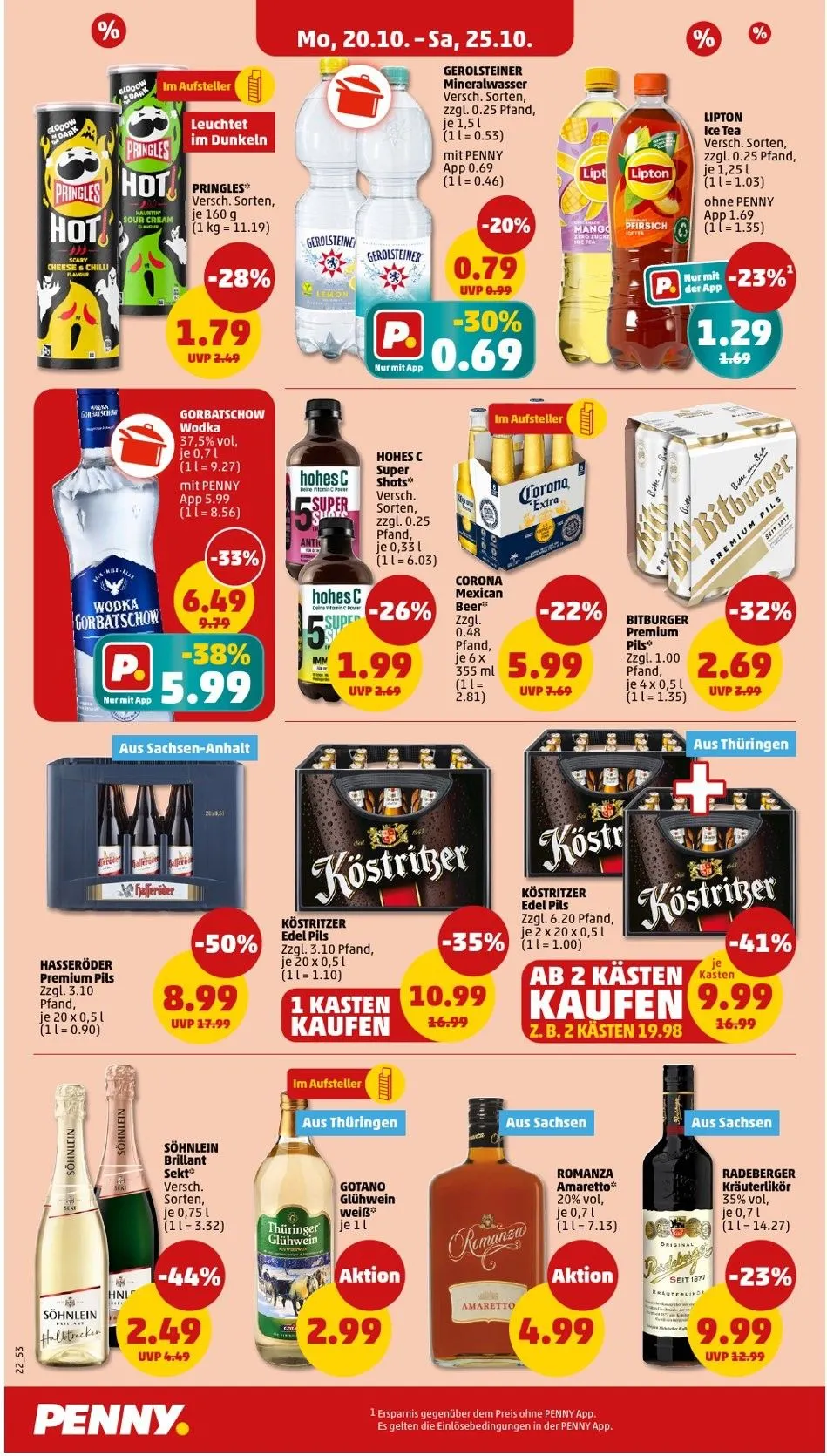 Penny Prospekte  von 20. Oktober bis 25. Oktober 2025 - Prospekt seite 22