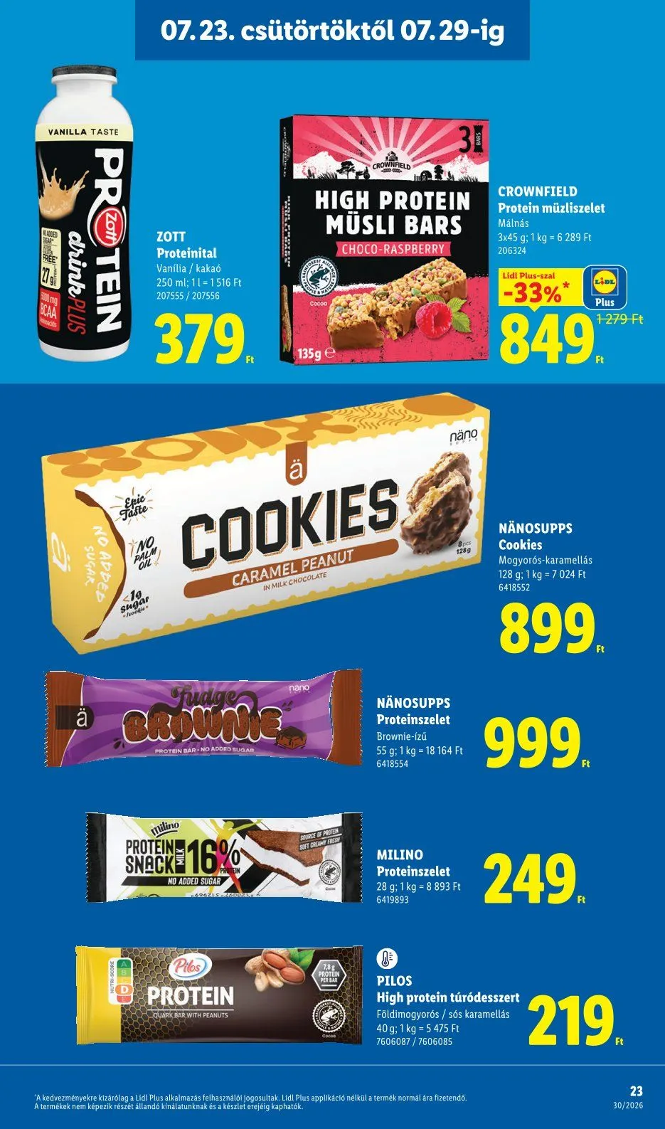 Katalógus  Lidl legfrissebb ajánlatai július 23.-tól július 29.-ig 2026. - Oldal 23
