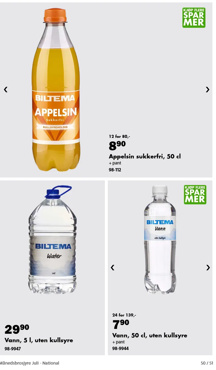 Biltema  fra 1. juli til 31. juli 2026 - kundeavisside 23