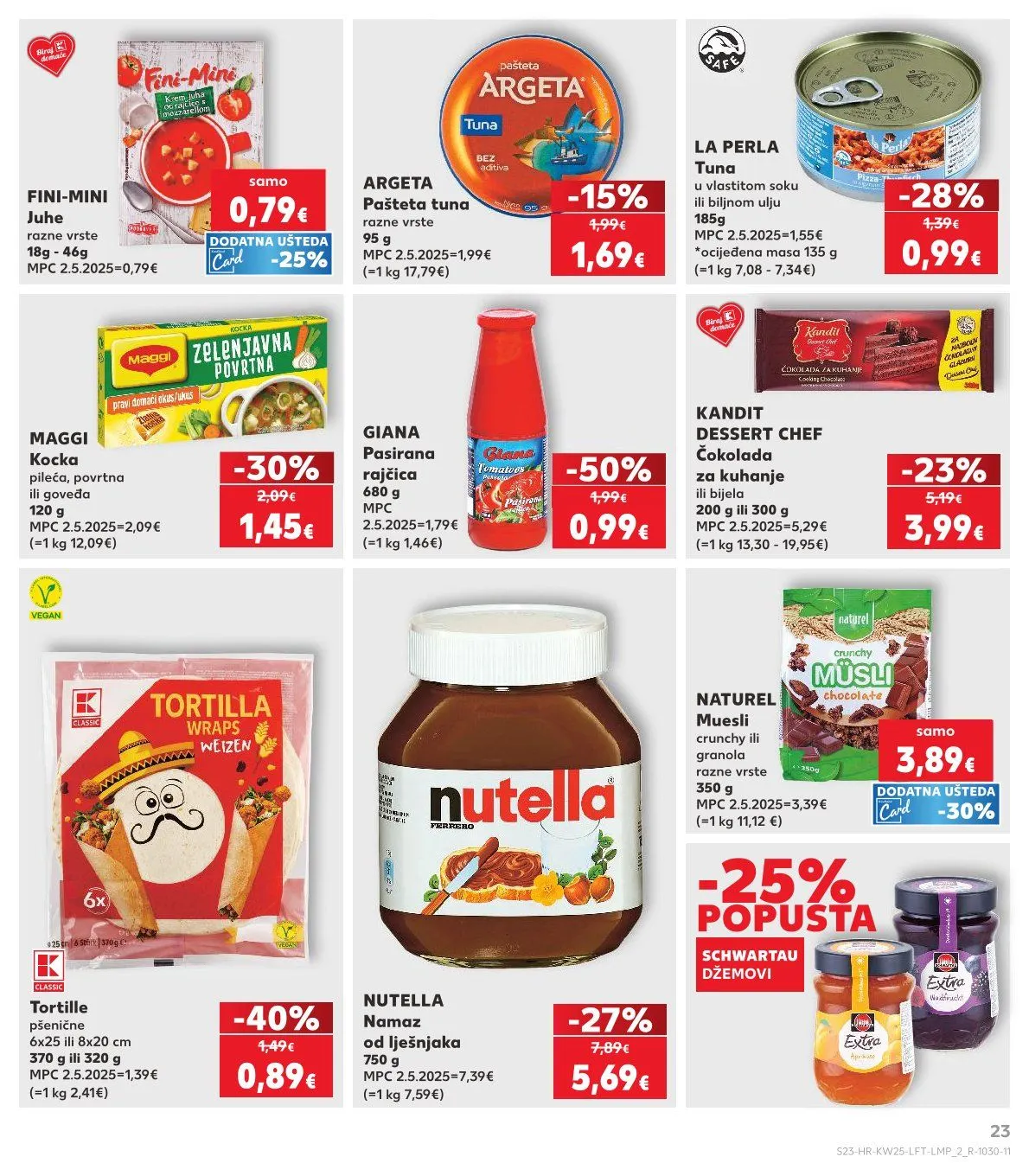 Katalog Kaufland  od 17. lipnja do 23. lipnja 2026. - Pregled Stranica 23