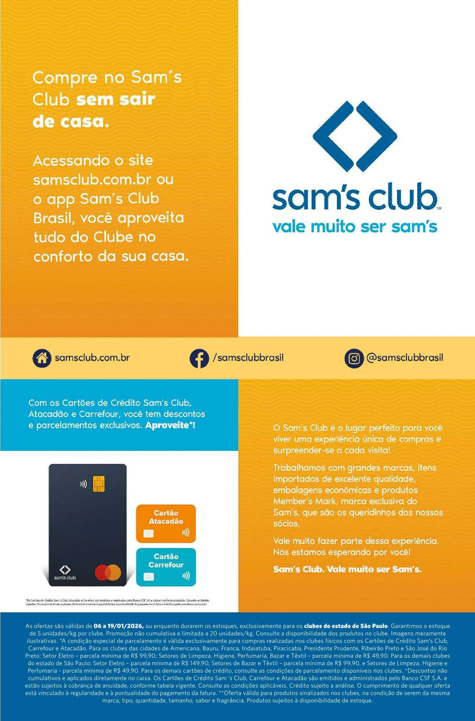 Encarte de Folhetos Sam's Club  6 de janeiro até 19 de janeiro 2026 - Pagina 22