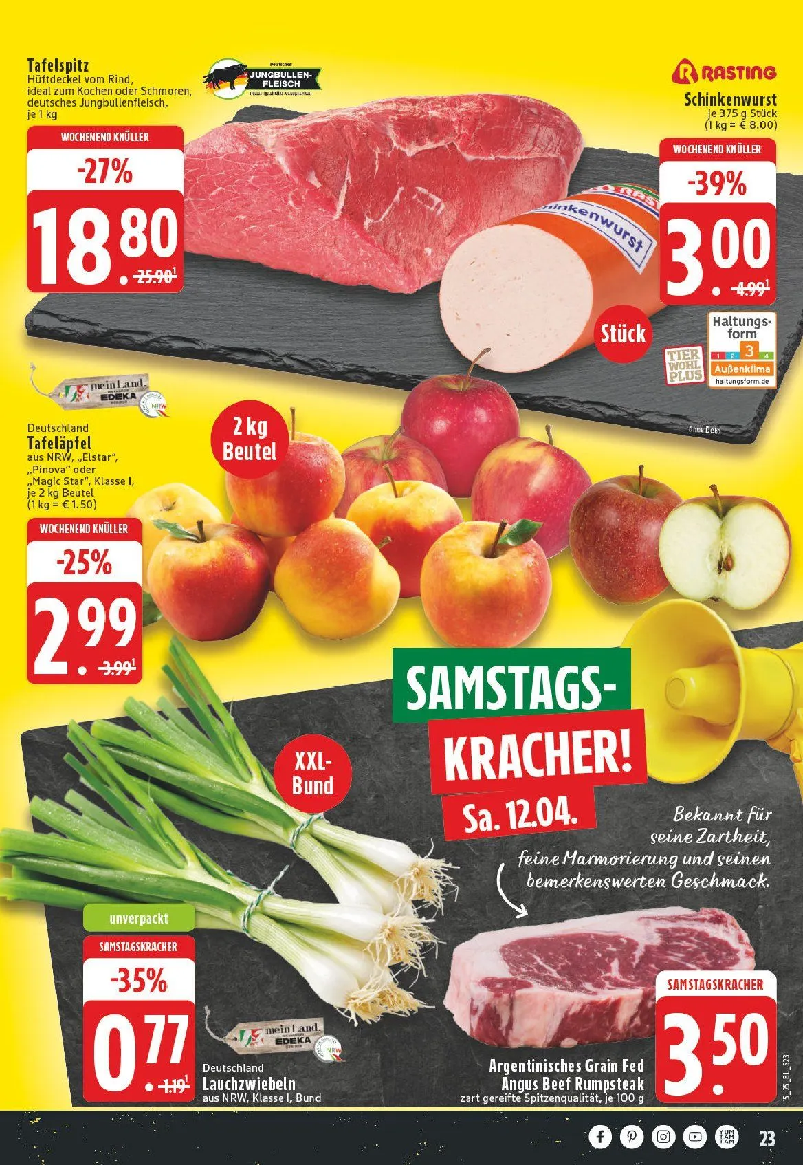 Edeka Prospekt von 7. April bis 12. April 2025 - Prospekt seite 23