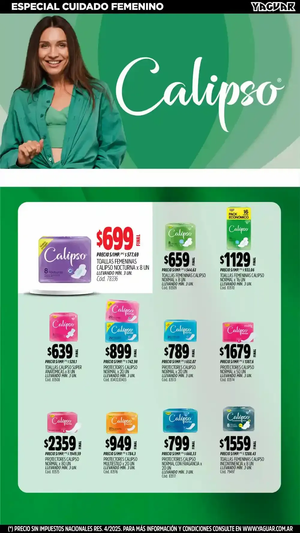 Ofertas de  Ofertas Yaguar - Últimos catálogos 8 de septiembre al 15 de septiembre 2025 - Página 22 del catálogo