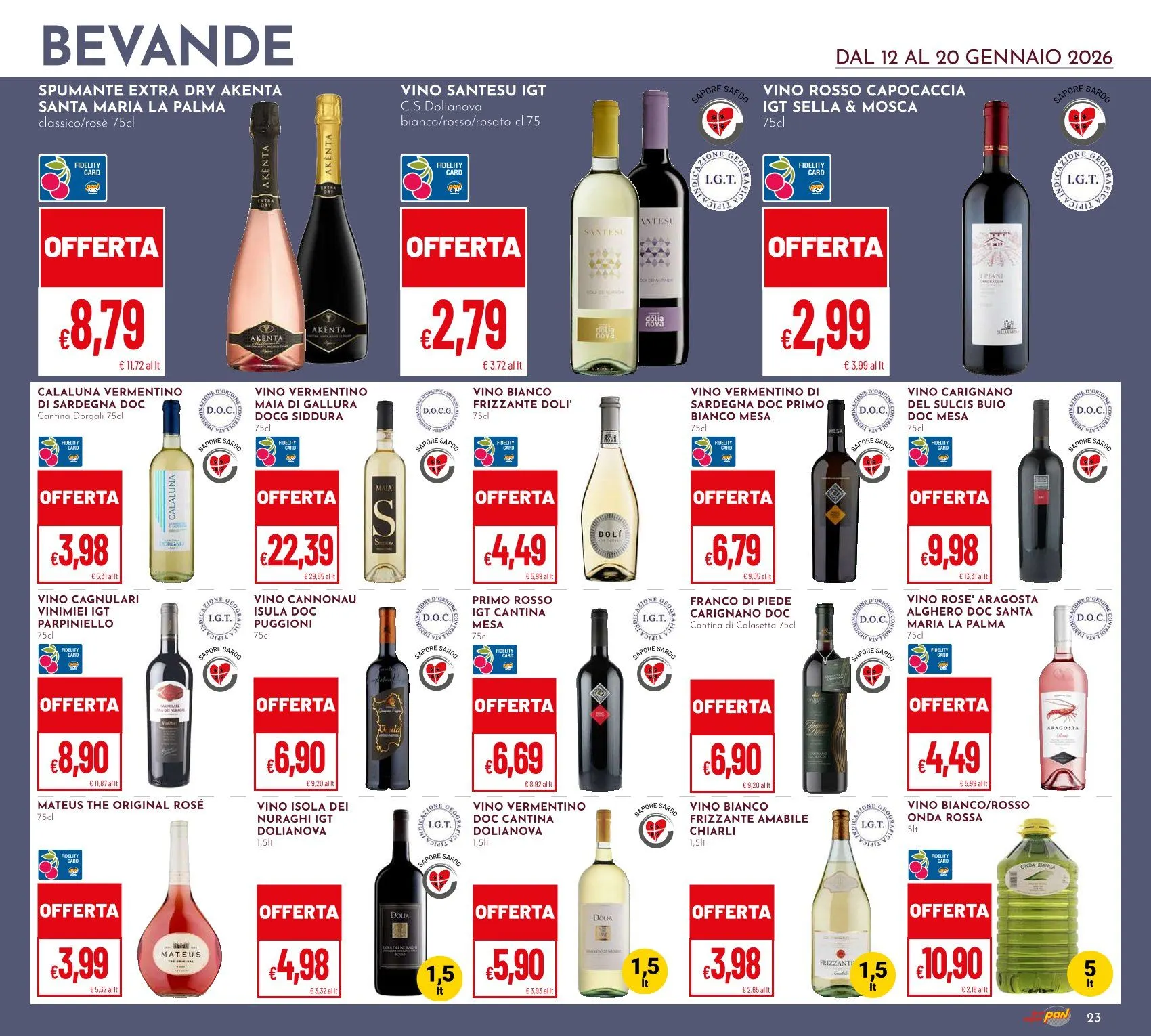 Volantini Pan da 12 gennaio a 20 gennaio di 2026 - Pagina del volantino 23