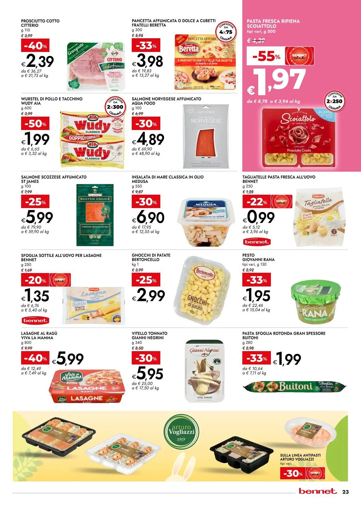 Bennet Volantino da 23 marzo a 6 aprile di 2026 - Pagina del volantino 23