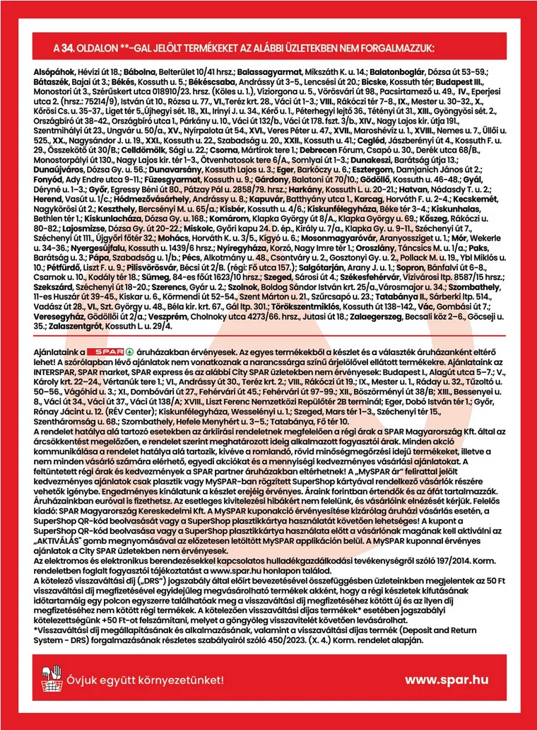 Katalógus SPAR  április 23.-tól április 29.-ig 2026. - Oldal 23