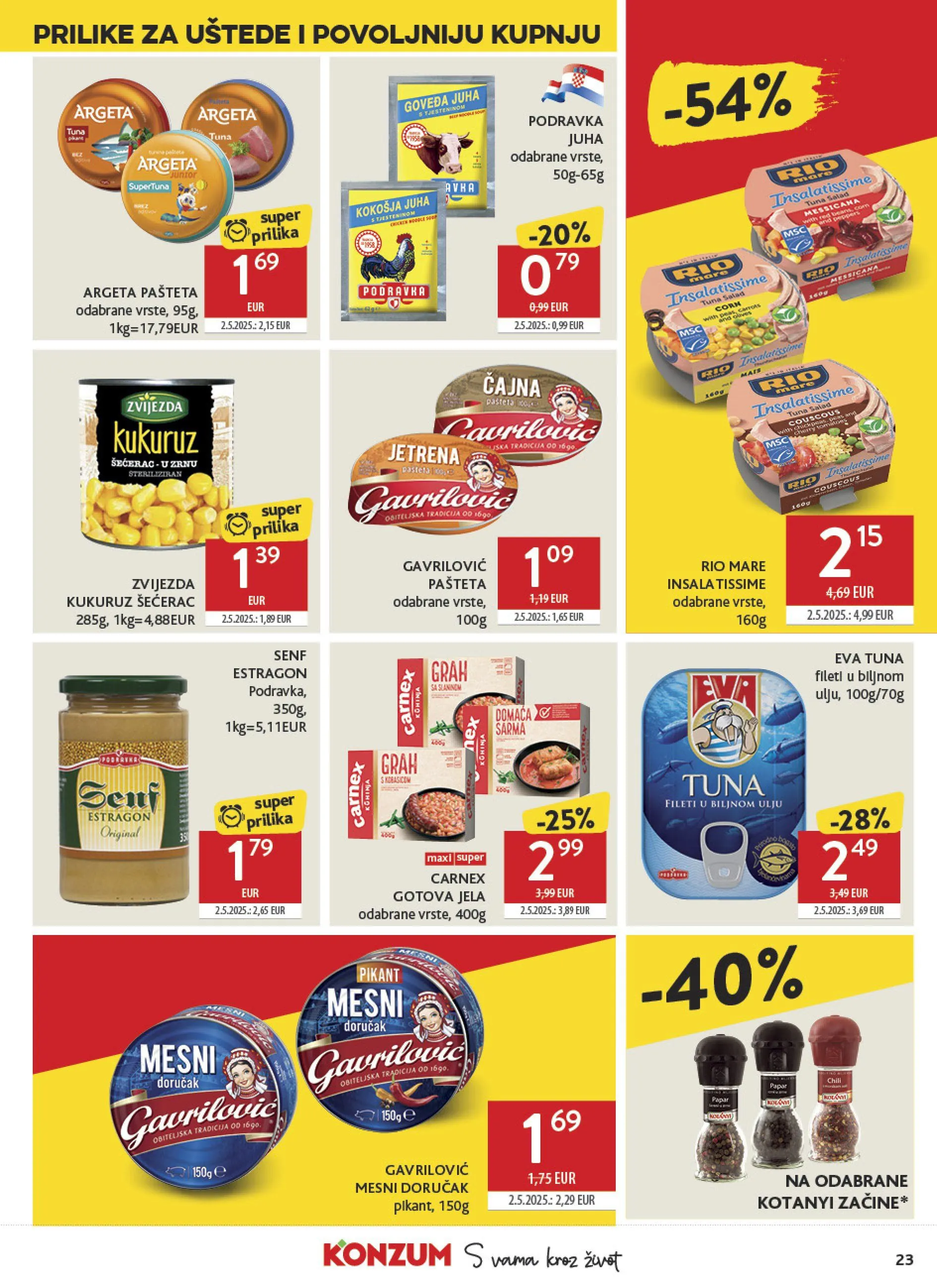 Katalog Konzum od 21. siječnja do 27. siječnja 2026. - Pregled Stranica 23