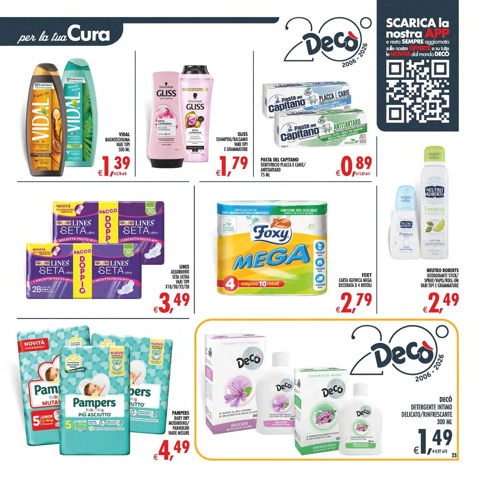 Volantini Deco Supermercati da 19 giugno a 29 giugno di 2026 - Pagina del volantino 23