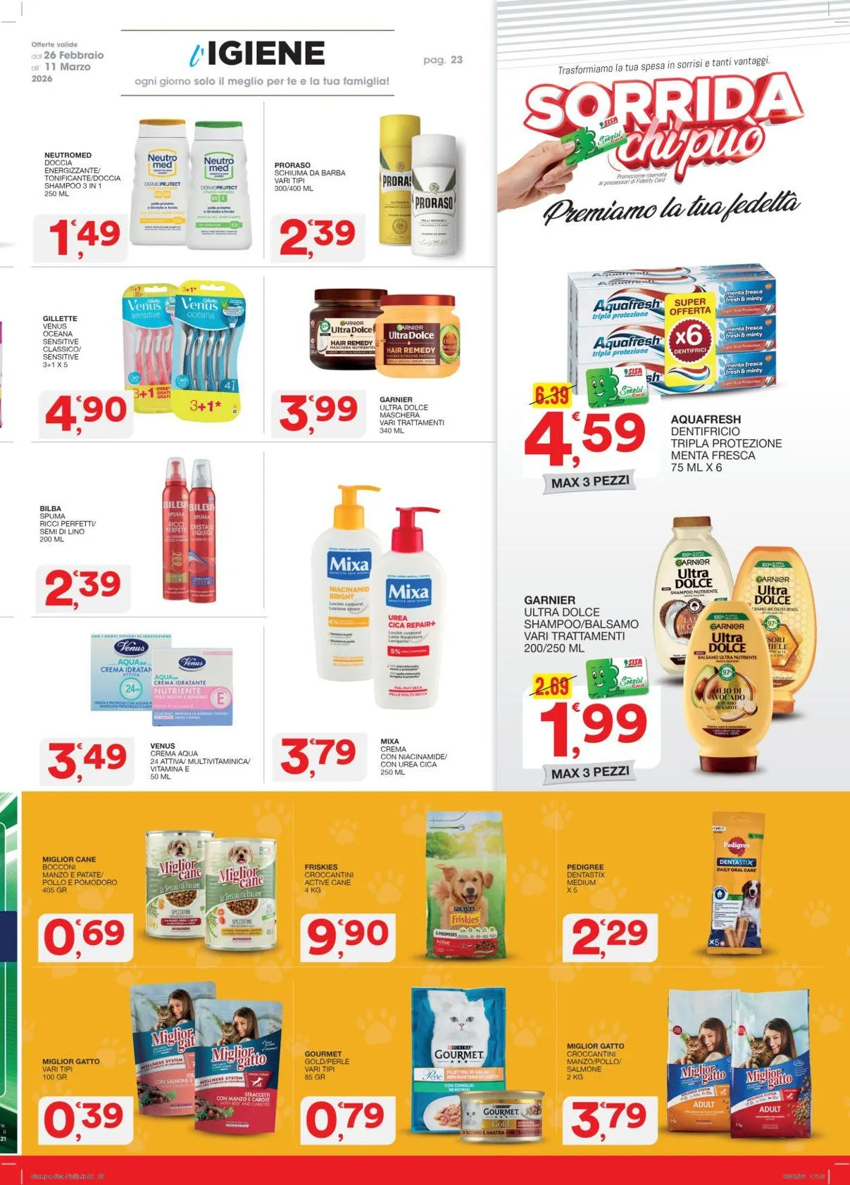 Volantini Sisa da 26 febbraio a 11 marzo di 2026 - Pagina del volantino 23