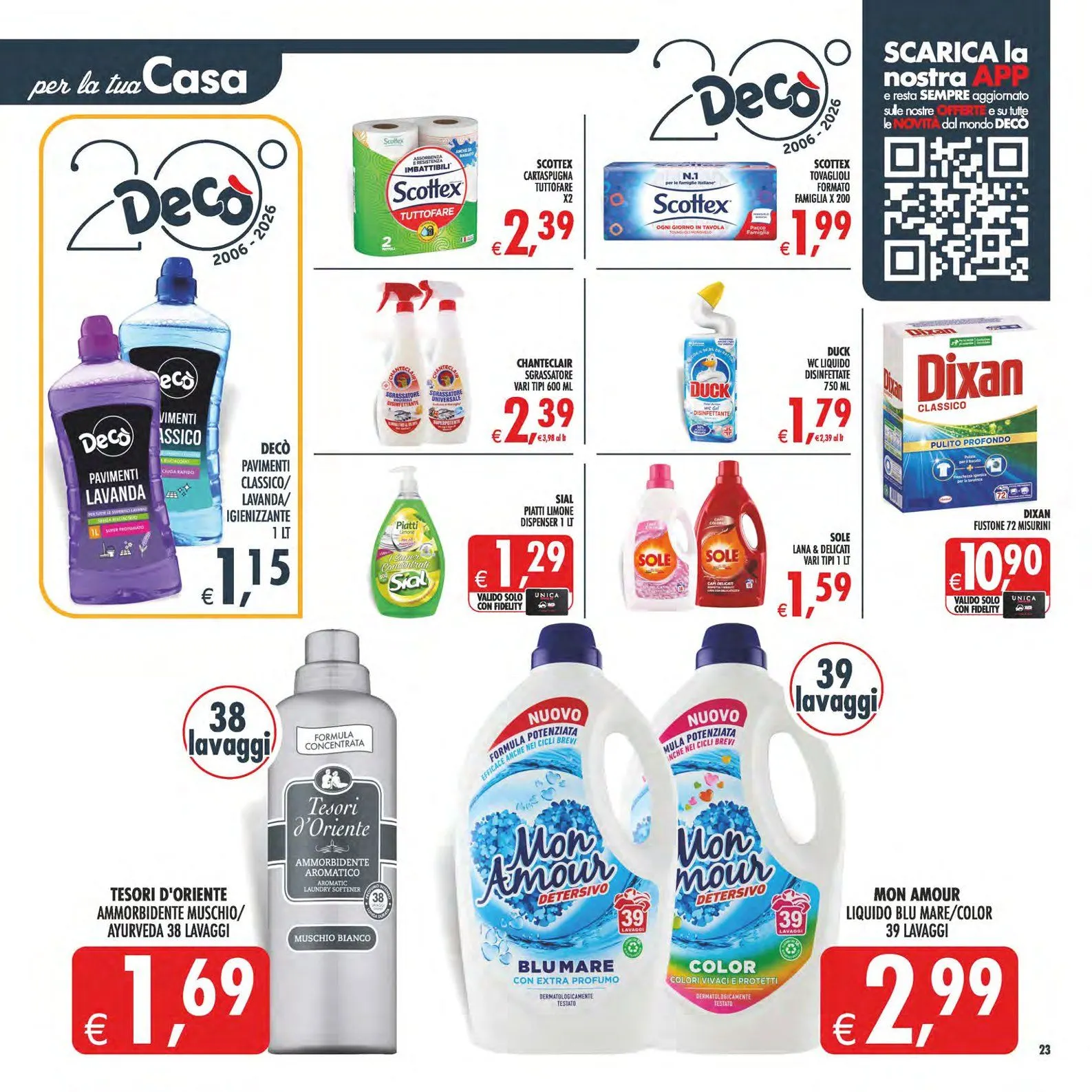 Volantini Deco Supermercati da 10 luglio a 20 luglio di 2026 - Pagina del volantino 23