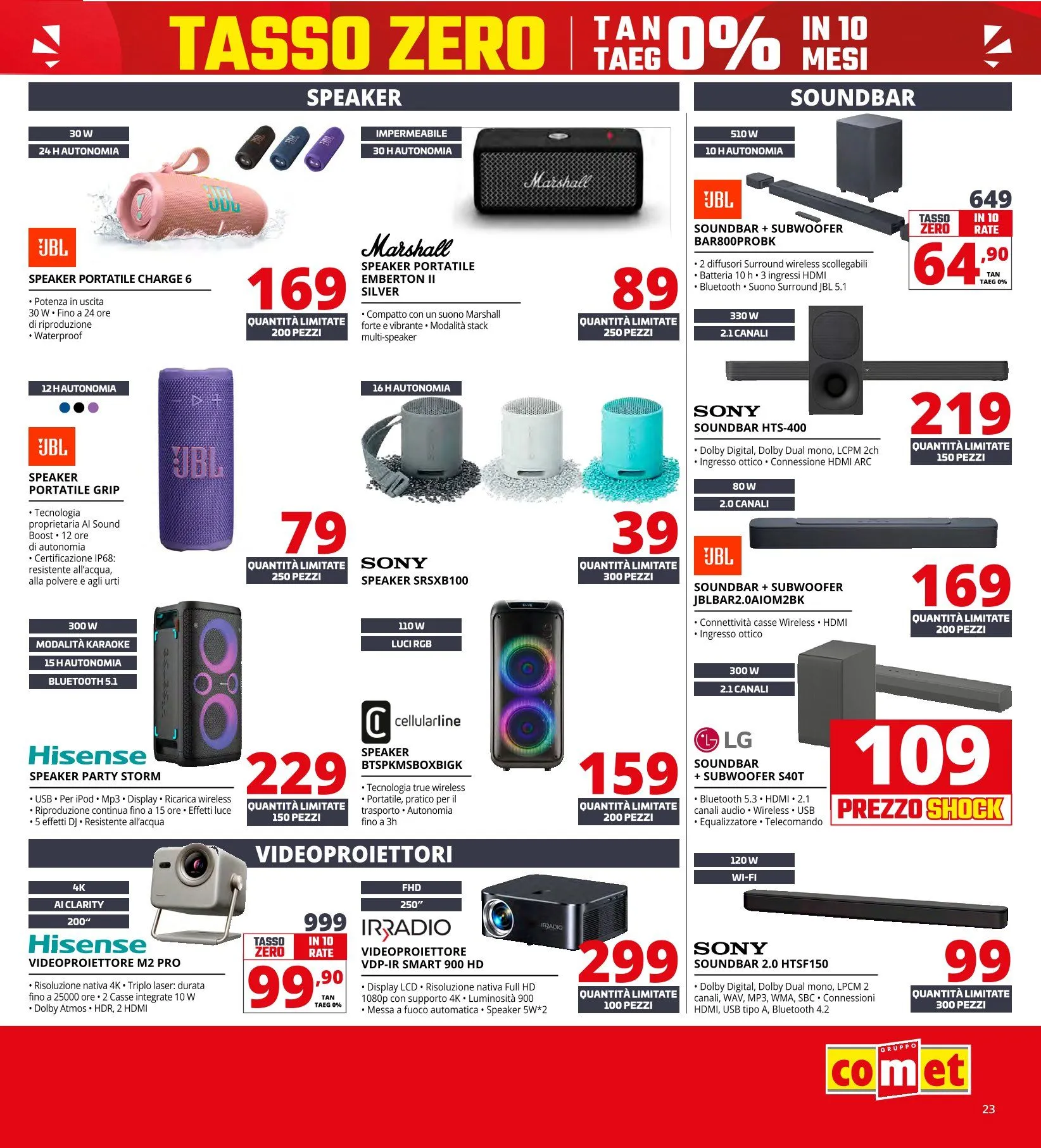  Volantini Comet da 24 aprile a 7 maggio di 2026 - Pagina del volantino 23