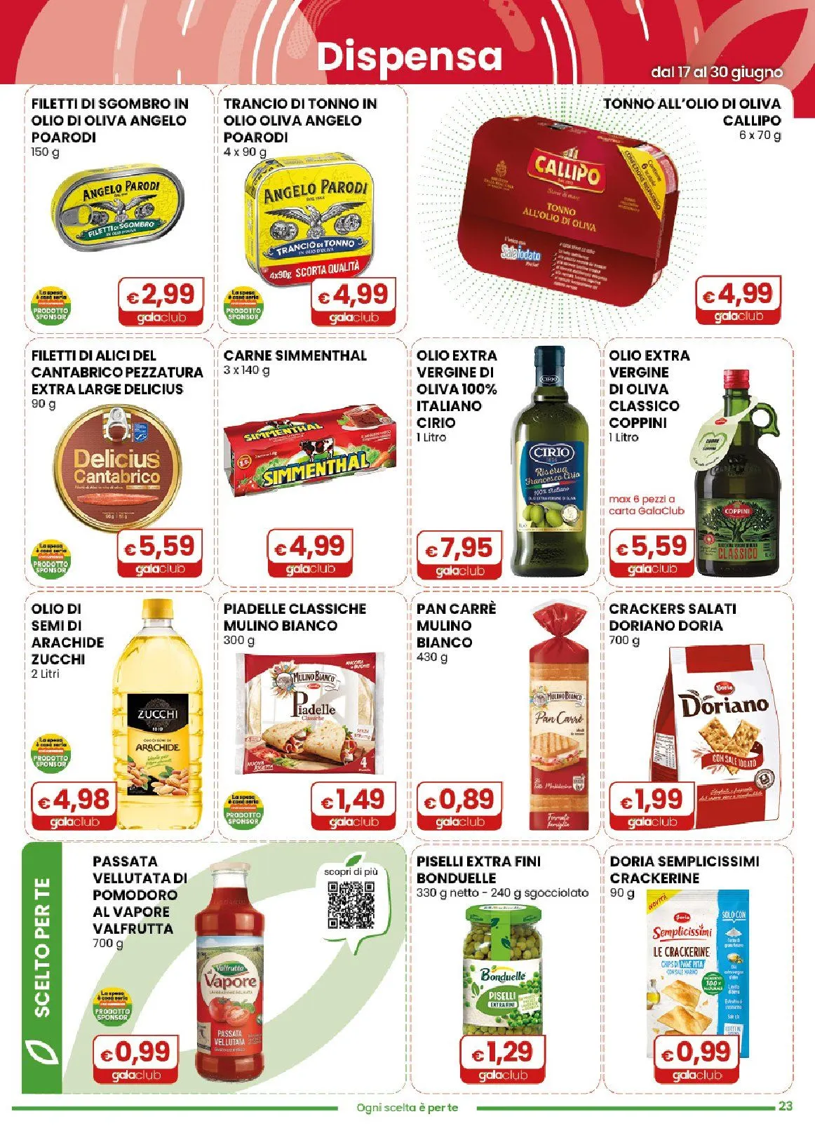 Volantini Gala Supermercati da 17 giugno a 30 giugno di 2026 - Pagina del volantino 23
