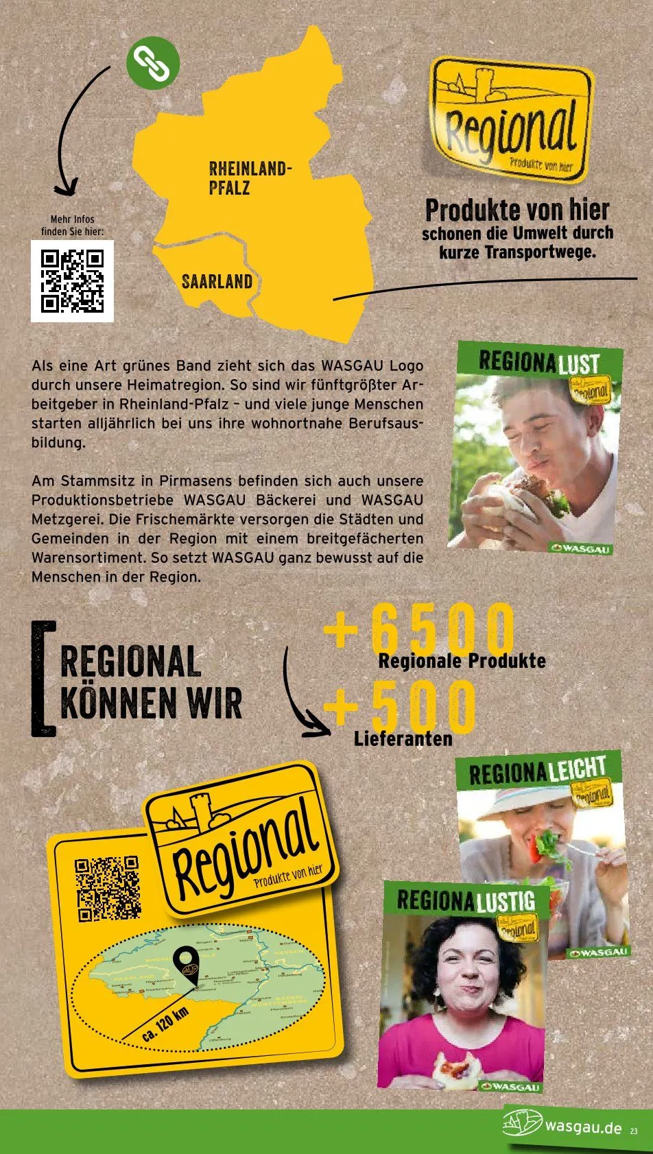  Wasgau Angebote von 11. Mai bis 16. Mai 2026 - Prospekt seite 23