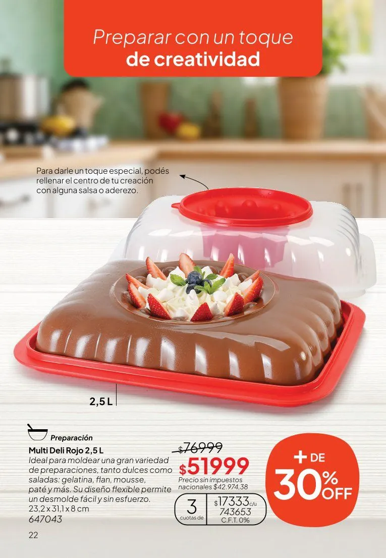 Ofertas de  Ofertas Tupperware  9 de junio al 30 de junio 2026 - Página 22 del catálogo