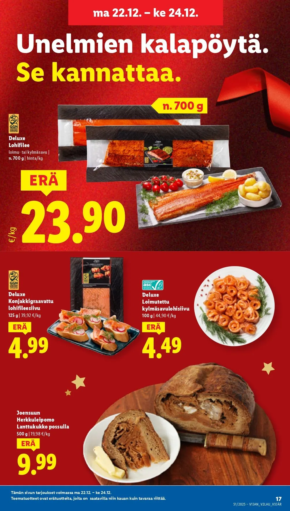 Kaupan Lidl tarjoukset voimassa alkaen 18. joulukuuta - 24. joulukuuta 2025 - Tarjouslehti sivu 23