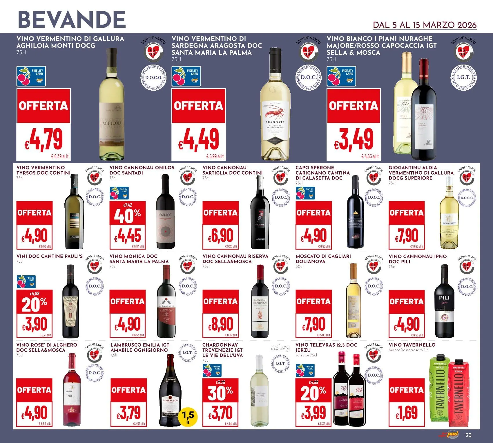 Volantini Pan da 5 marzo a 14 marzo di 2026 - Pagina del volantino 23