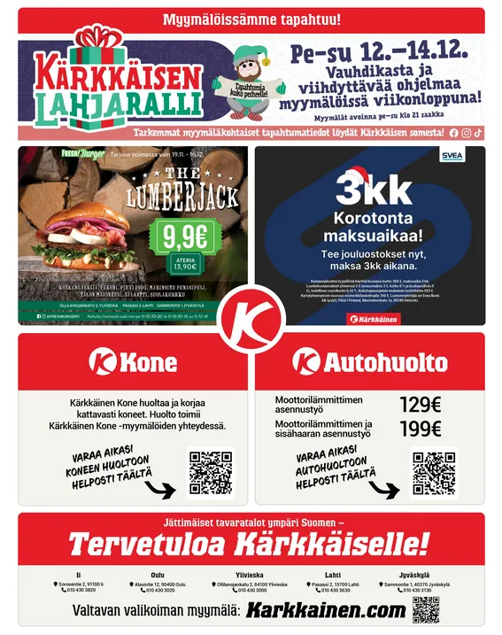 Kärkkäinen  Angebote voimassa alkaen 3. joulukuuta - 16. joulukuuta 2025 - Tarjouslehti sivu 23