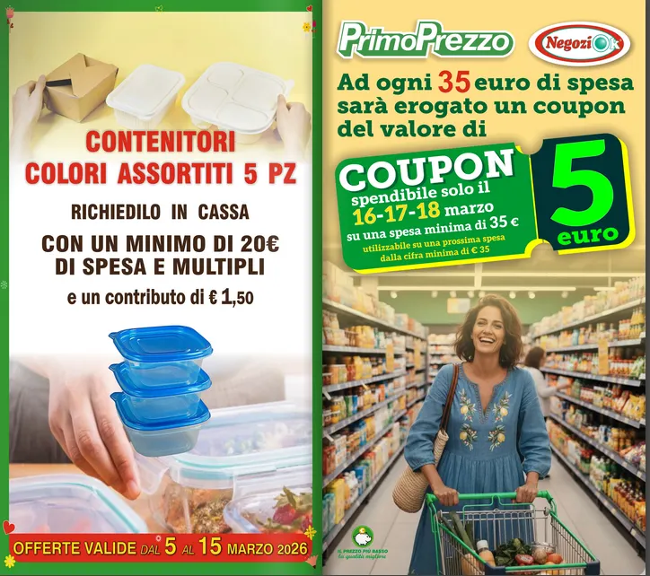  Volantini Primo Prezzo da 5 marzo a 11 marzo di 2026 - Pagina del volantino 23