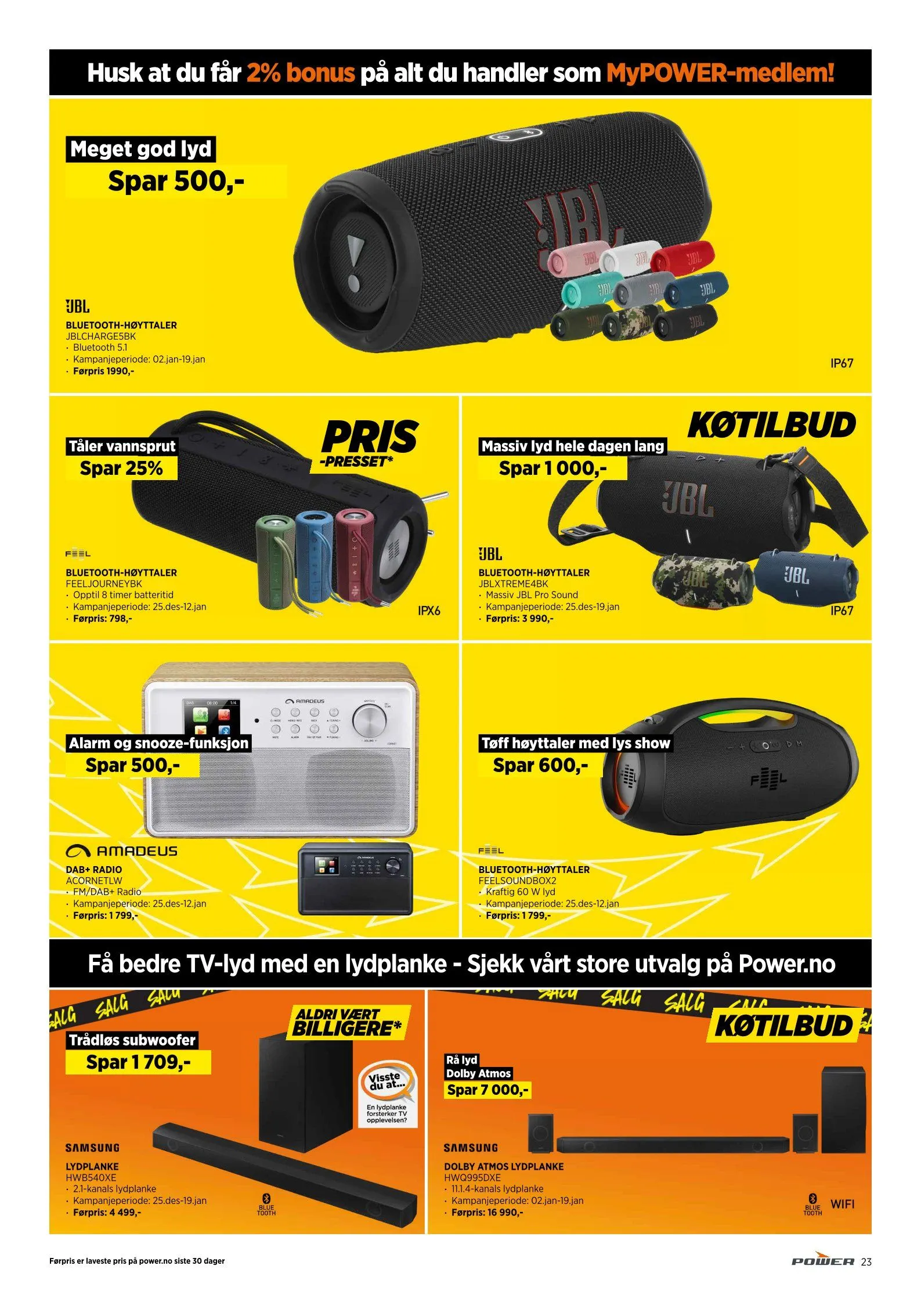 Power Tilbud fra 7. januar til 18. januar 2025 - kundeavisside 23