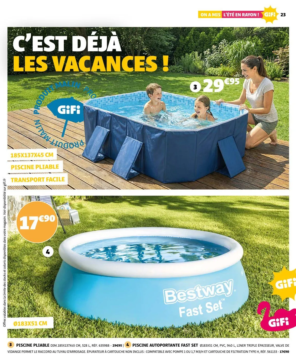 Catalogues GiFi du 26 mai au 8 juin 2026 - Catalogue page 23