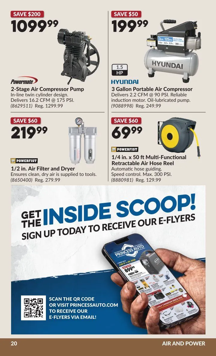 Princess Auto Sales from April 7 to April 19 2026 - flyer page 22