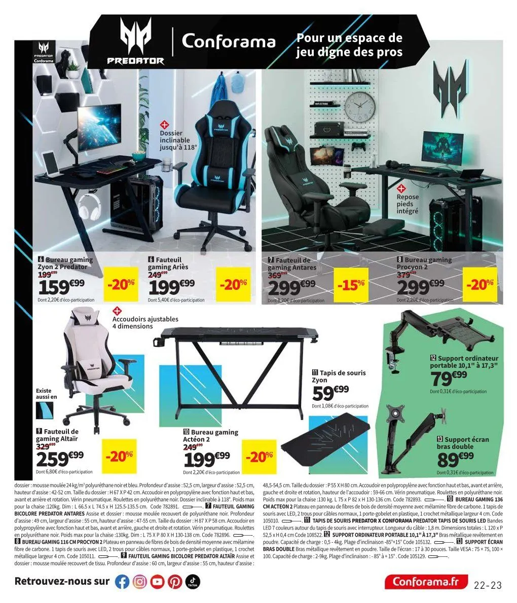 Conforama Catalogue du 1 décembre au 25 décembre 2025 - Catalogue page 23