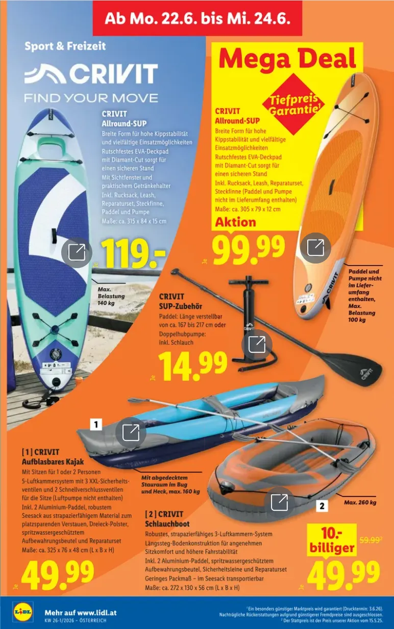 Lidl Prospekte von 18. Juni bis 20. Juni 2026 - Flugblätt seite 23
