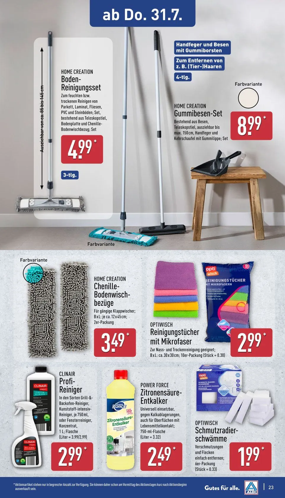 ALDI Nord Prospekte von 28. Juli bis 2. August 2025 - Prospekt seite 23