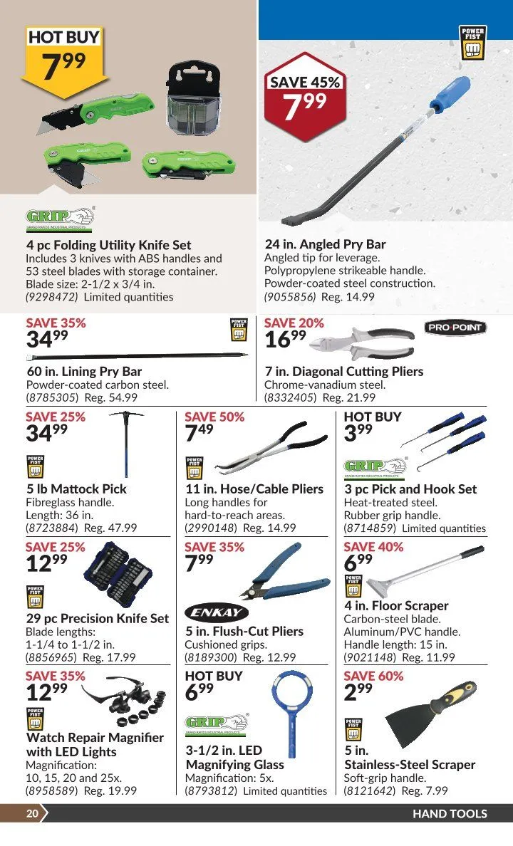 Princess Auto Sales from March 25 to April 6 2025 - flyer page 22