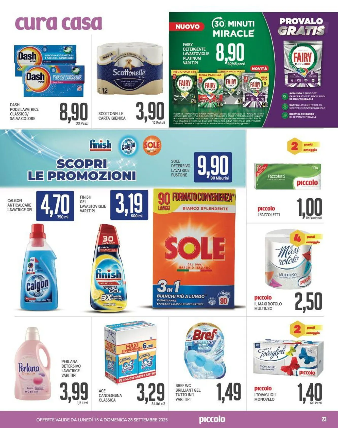 Volantini Piccolo da 15 settembre a 28 settembre di 2025 - Pagina del volantino 23