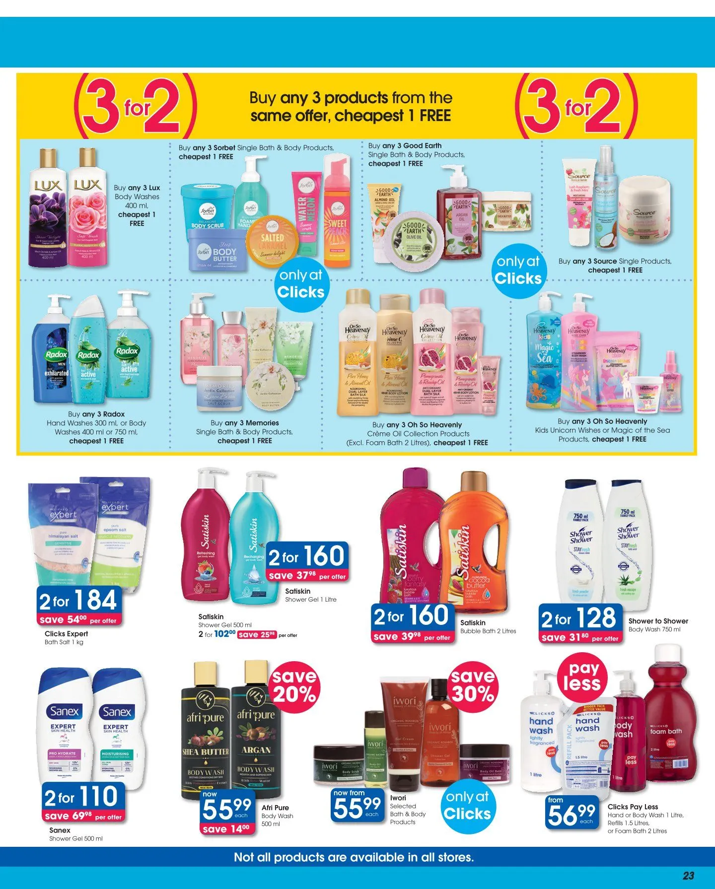 Clicks Sales from 25 February to 10 March 2026 - Catalogue Page 23
