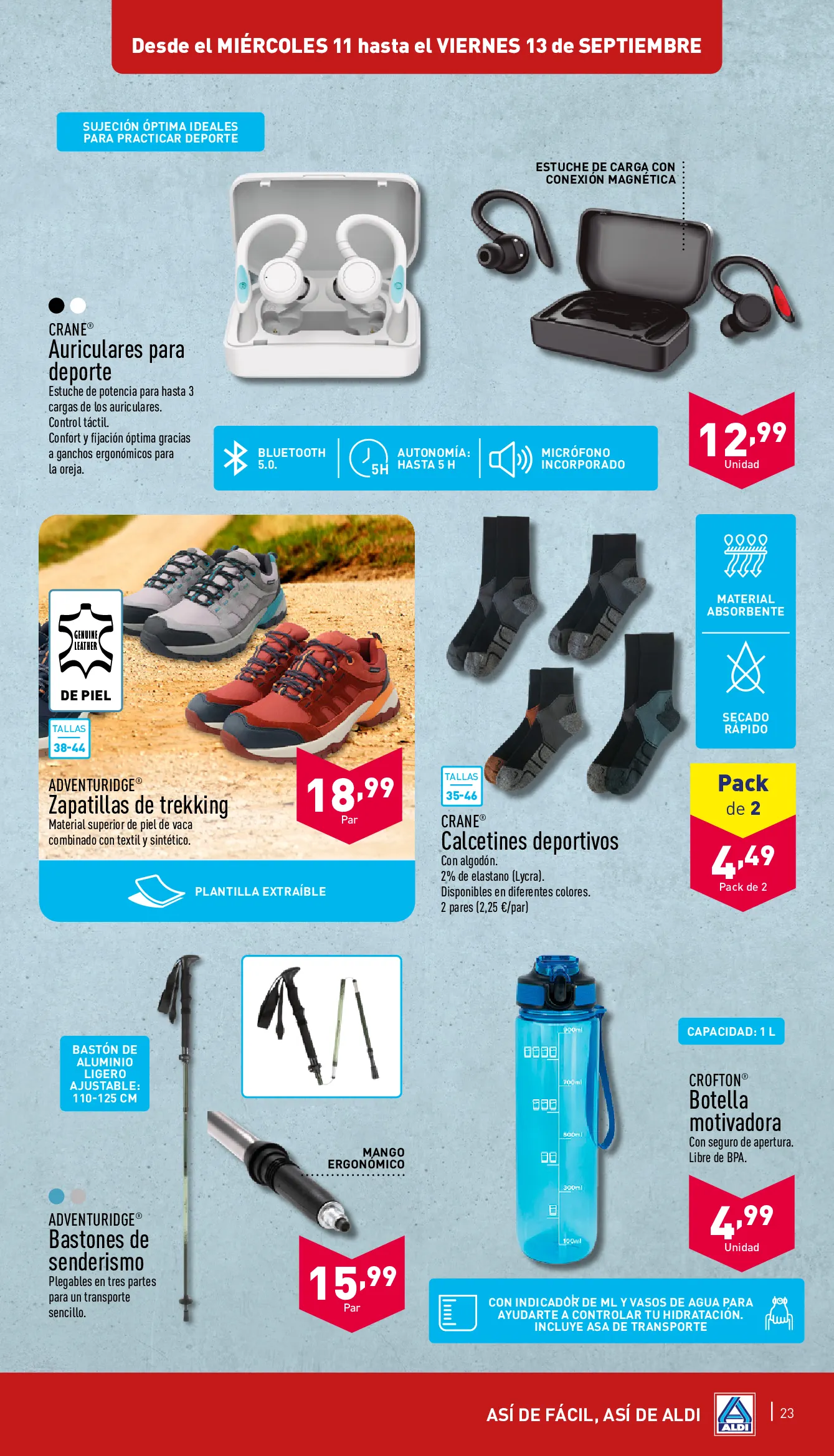 Catálogo de Aldi Ofertas 11 de septiembre al 17 de septiembre 2024 - Página 23