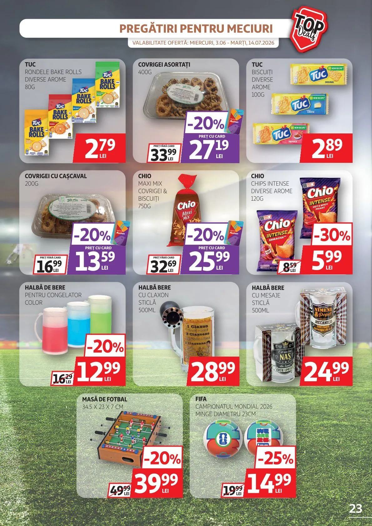 Catalog Auchan  de la 3 iunie până la 16 iunie 2026 - Revista Pagina 23