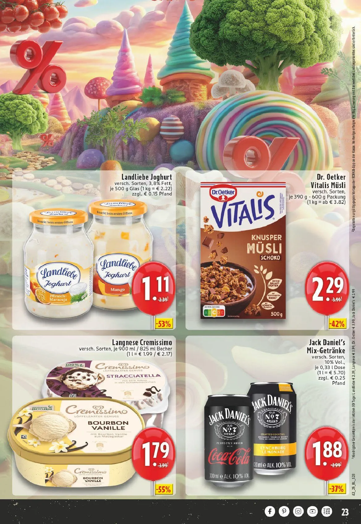 Edeka Prospekte von 12. Oktober bis 17. Oktober 2025 - Prospekt seite 23