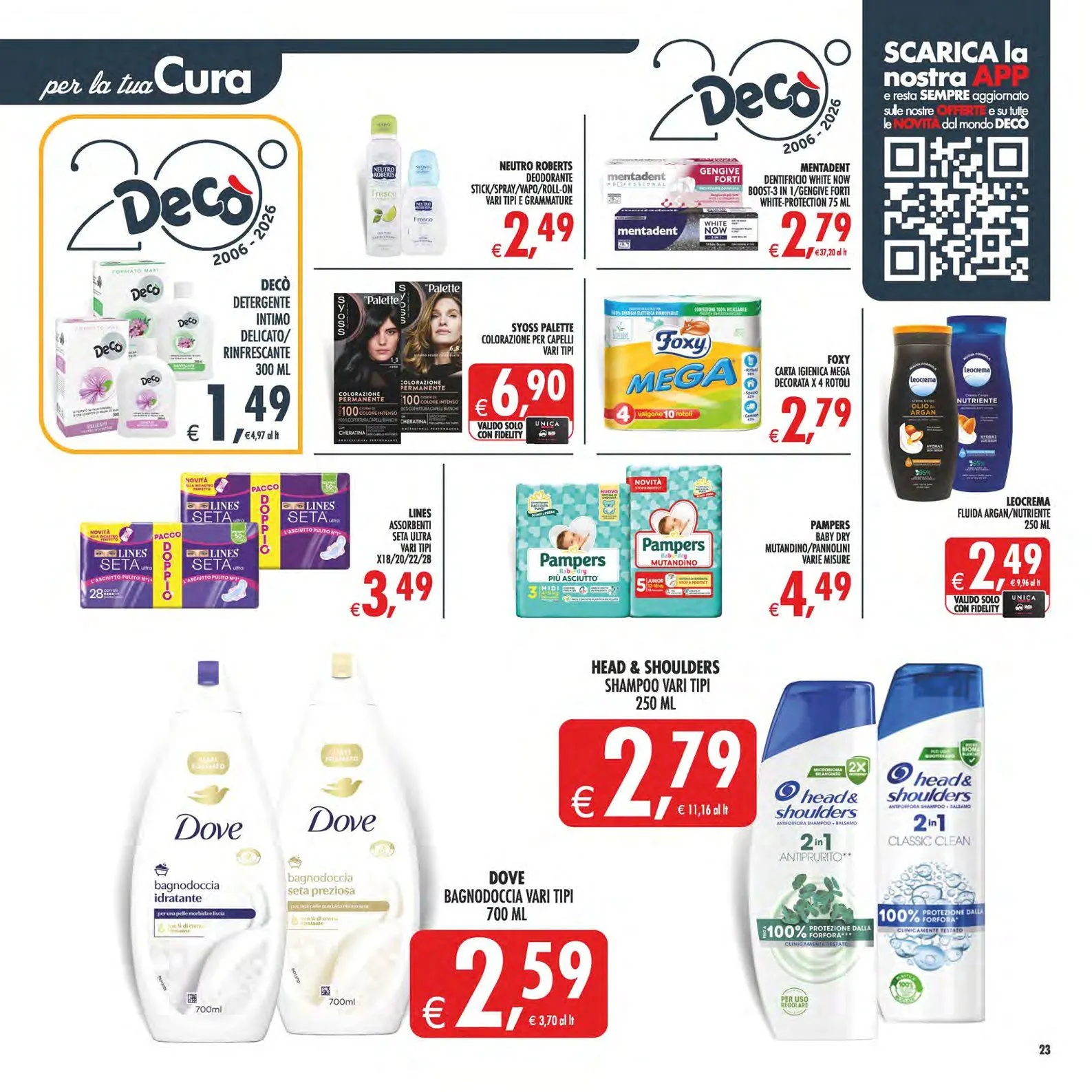 Volantini Deco Supermercati da 19 giugno a 29 giugno di 2026 - Pagina del volantino 23