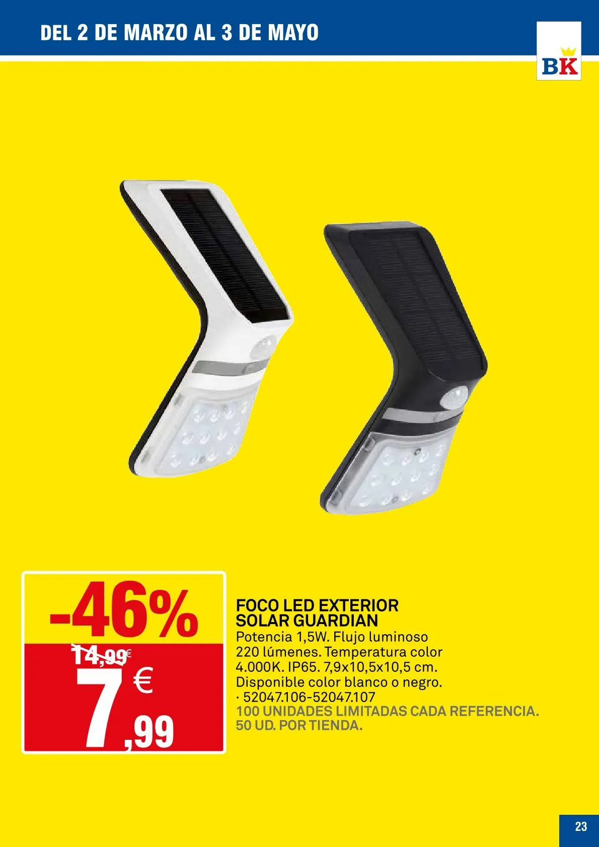 Catálogo de Bricoking Ofertas 2 de marzo al 3 de marzo 2026 - Página 23