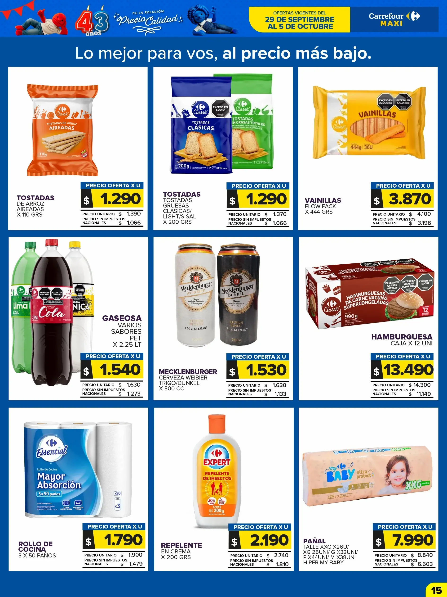 Ofertas de Carrefour Maxi Ofertas 29 de septiembre al 6 de octubre 2025 - Página 5 del catálogo