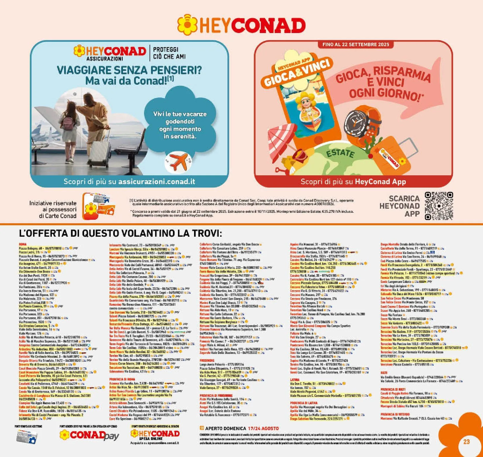 Volantini Conad da 13 agosto a 24 agosto di 2025 - Pagina del volantino 23