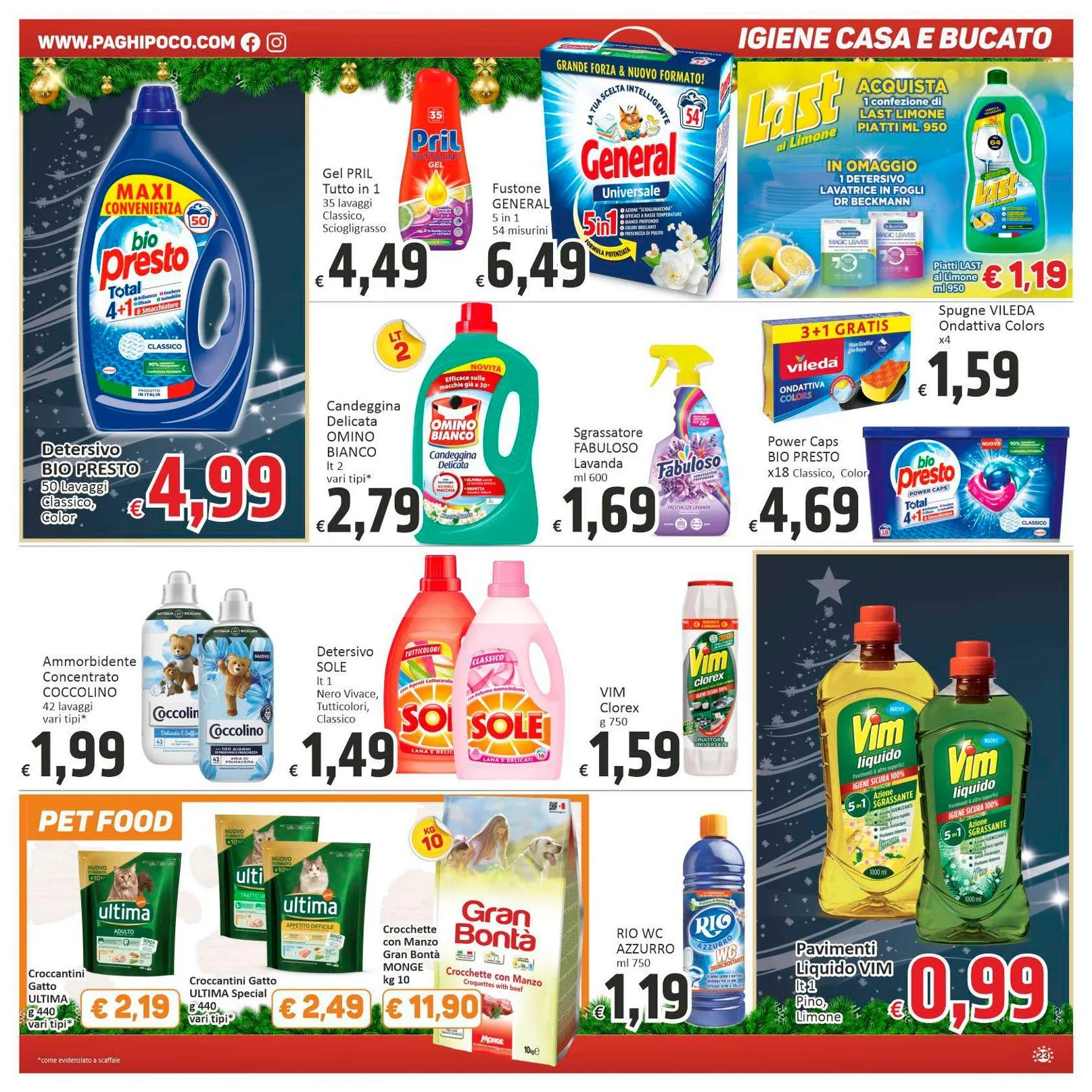 Paghi Poco Volantino da 12 dicembre a 26 dicembre di 2025 - Pagina del volantino 23