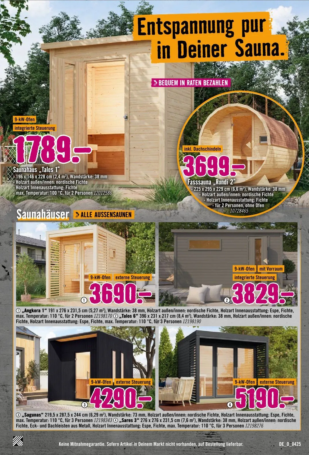 Hornbach Angebote von 10. April bis 7. Mai 2025 - Prospekt seite 23