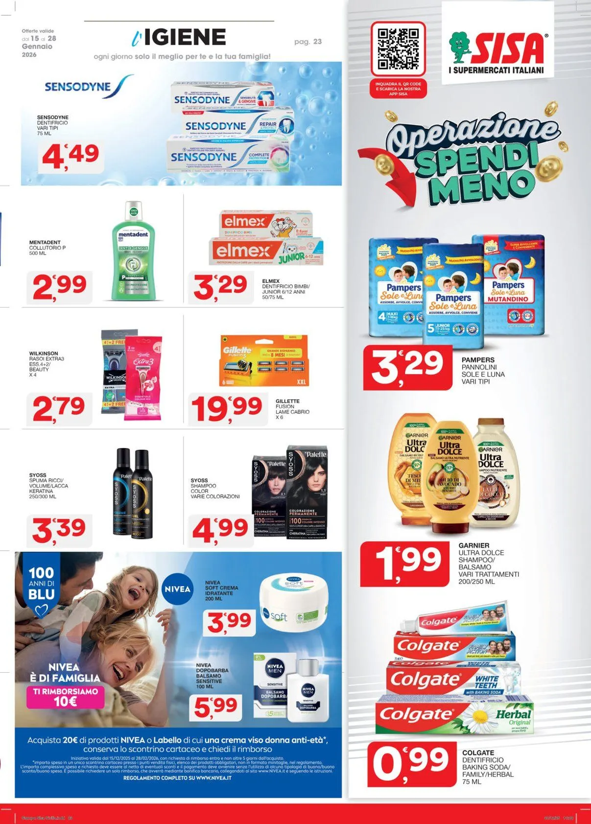 Volantini Sisa da 15 gennaio a 26 gennaio di 2026 - Pagina del volantino 23