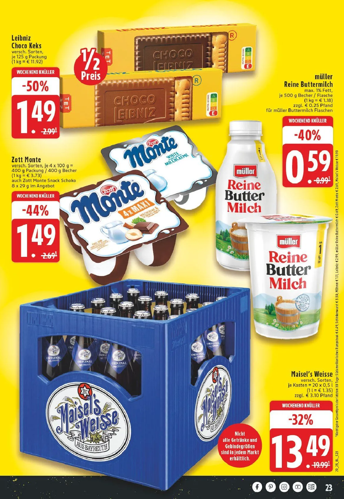 Edeka Prospekte - Aktuelle Angebote von 14. Juli bis 18. Juli 2025 - Prospekt seite 23