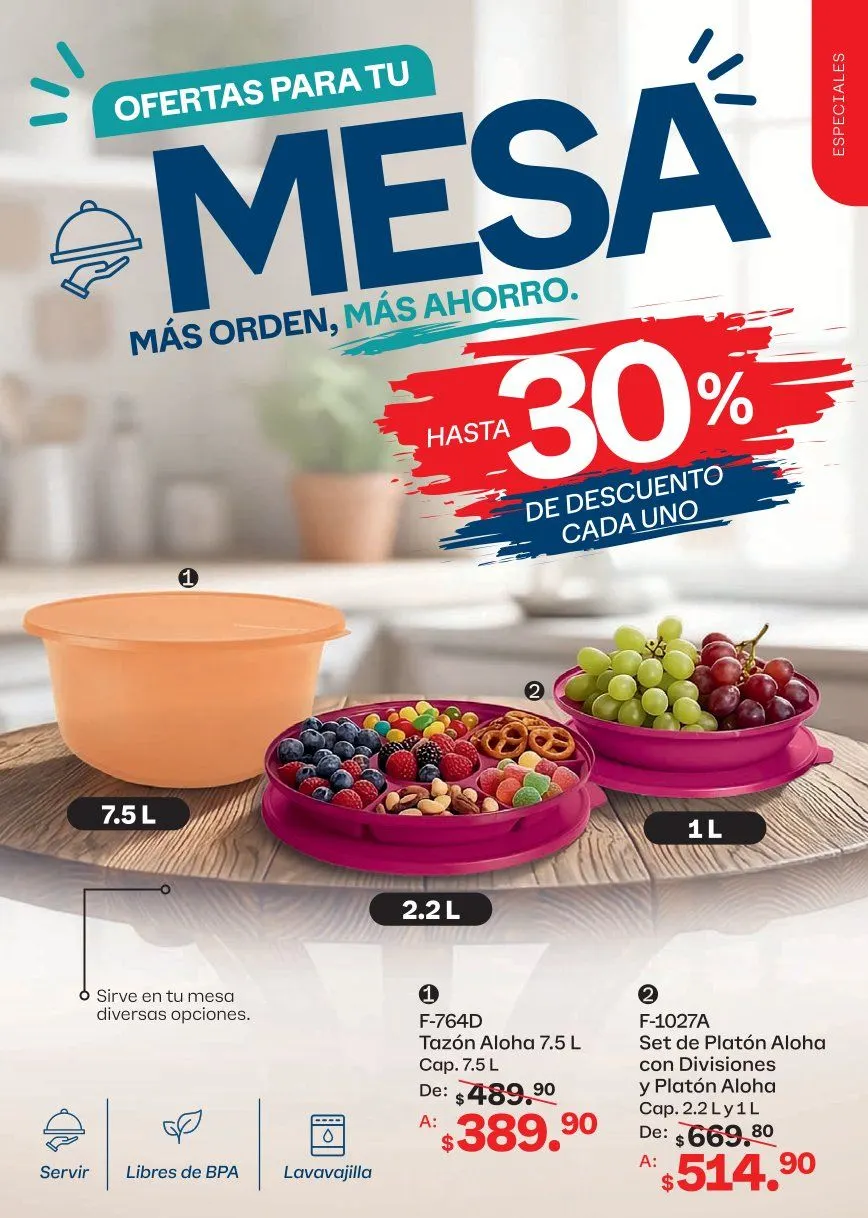 Catálogo de Tupperware Ofertas 15 de junio al 12 de julio 2026 - Pagina 23