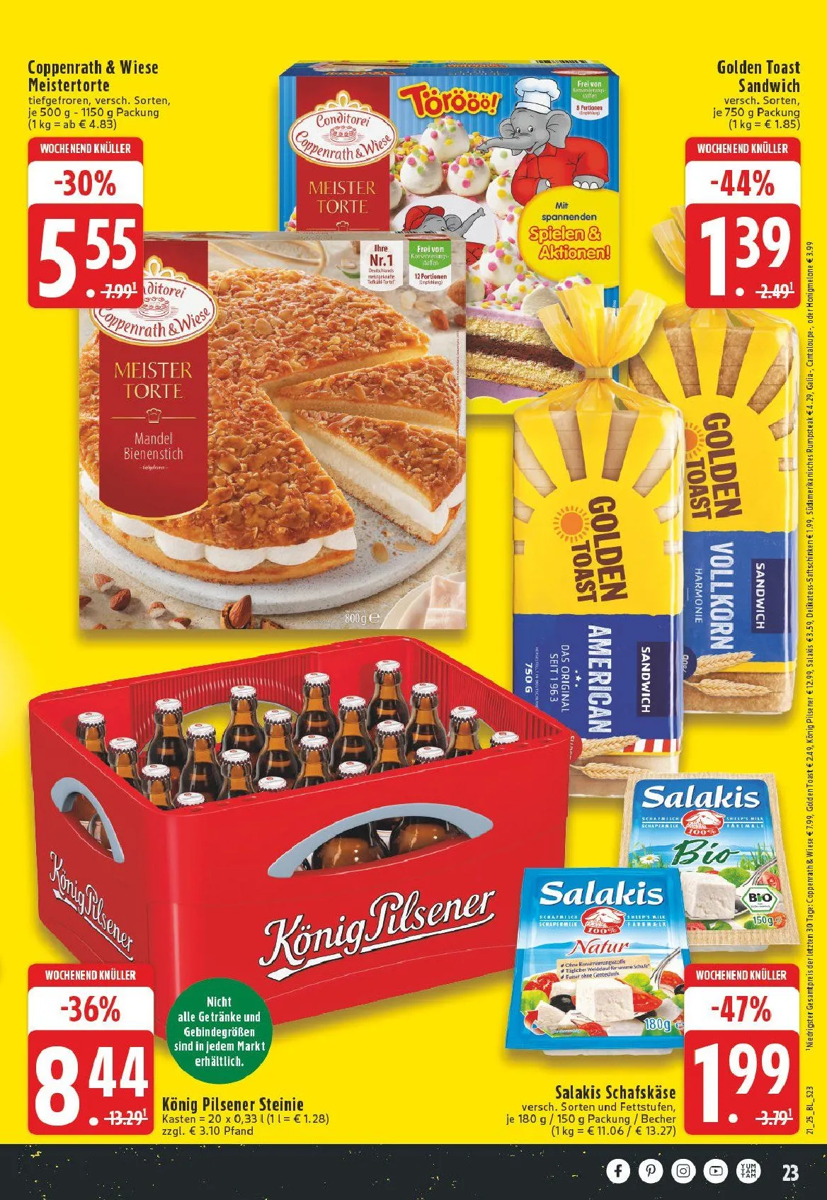 Edeka Prospekt von 19. Mai bis 24. Mai 2025 - Prospekt seite 23