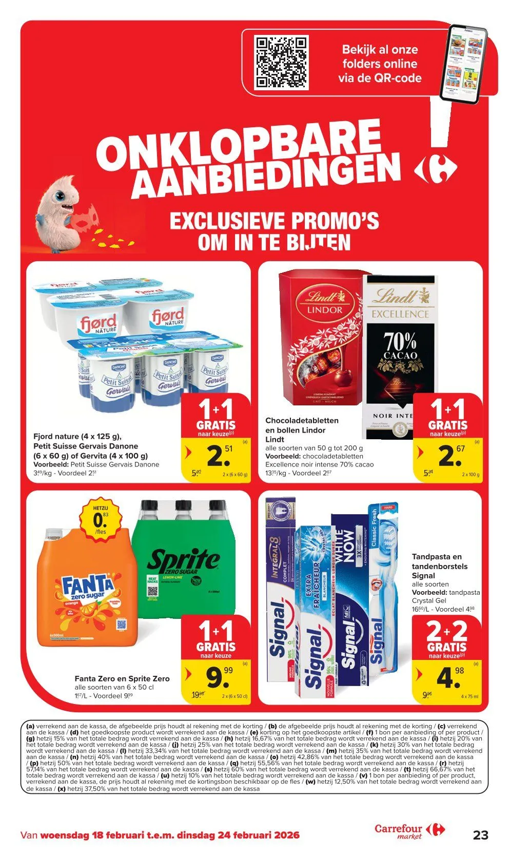Laatste aanbiedingen in Carrefour folders van 18 februari tot 24 februari 2026 - folder pagina 23