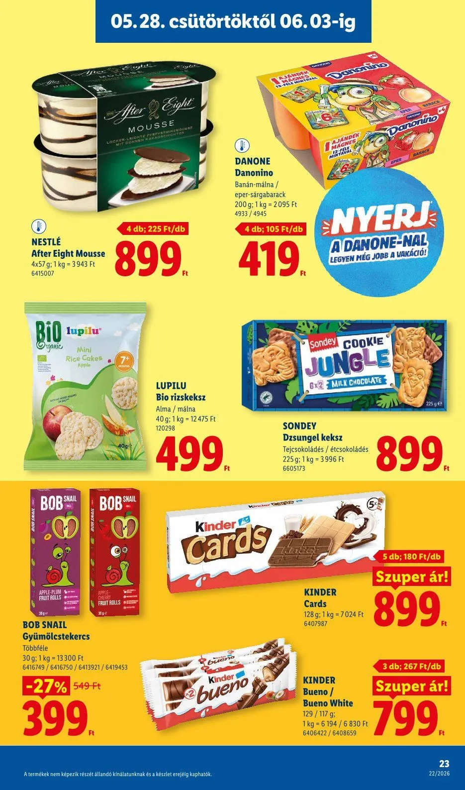 Katalógus  Lidl legfrissebb  május 28.-tól június 3.-ig 2026. - Oldal 23