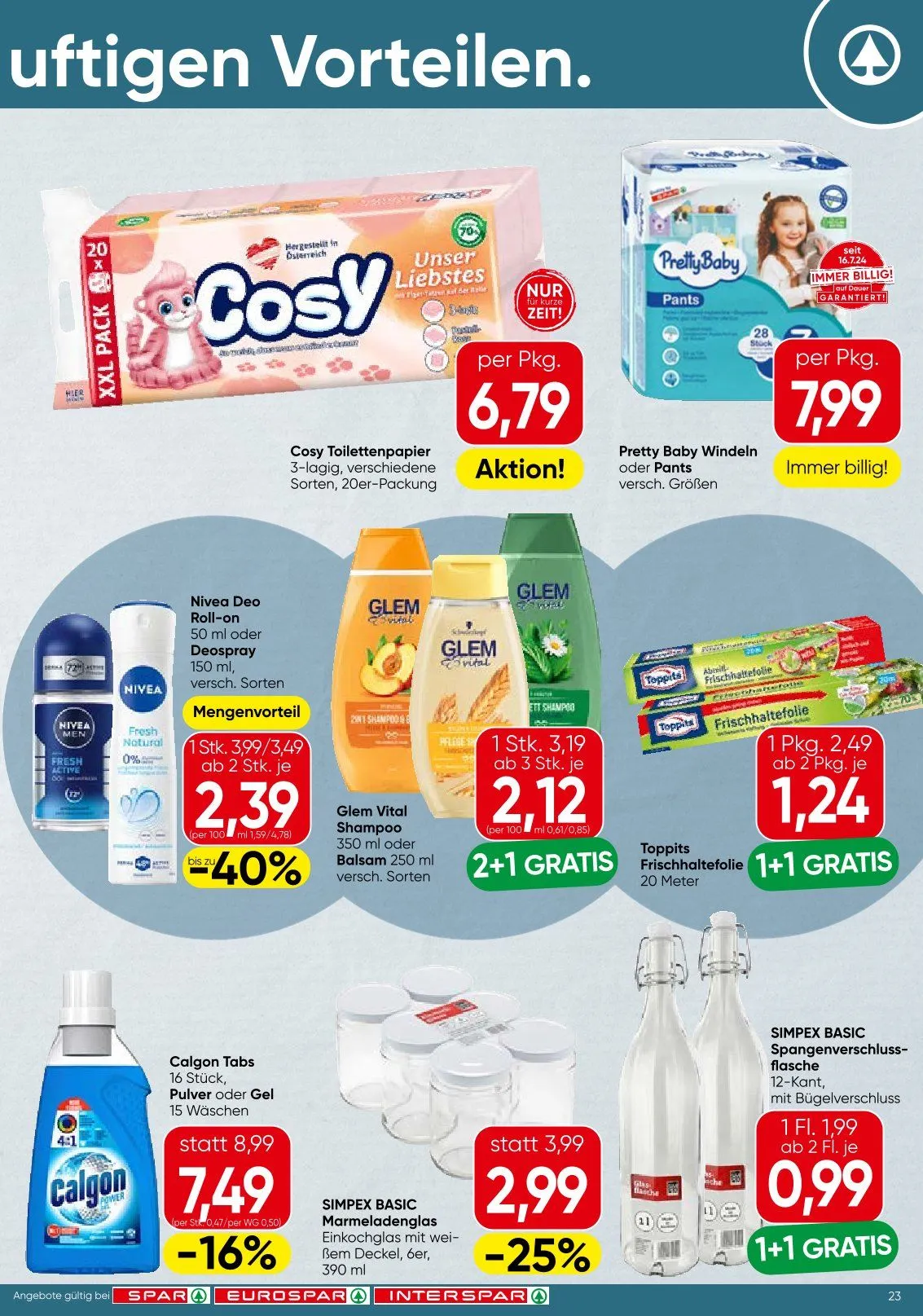  SPAR Prospekte von 21. Mai bis 2. Juni 2026 - Flugblätt seite  23