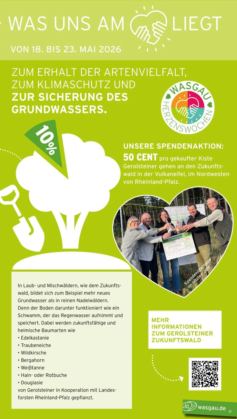 Wasgau Angebote von 18. Mai bis 23. Mai 2026 - Prospekt seite 23